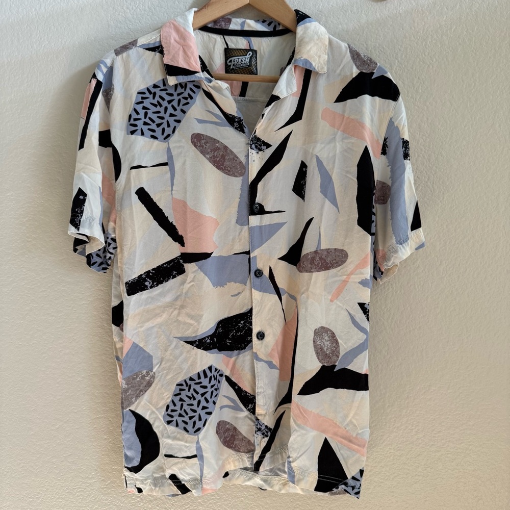 Fresh Prints of Bel Air Asymmetric Shirt Size M